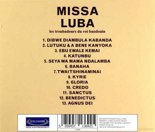 Les Troubadours Du Roi Baudouin: Missa Luba [CD]