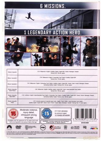 Mission Impossible 1-6 Movie Collection [6DVD]