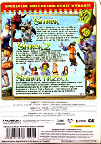 Shrek Trylogia [BOX] [3DVD]