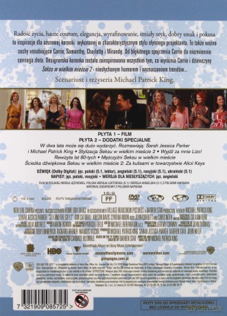 Seks w wielkim mieście 2 [2DVD]