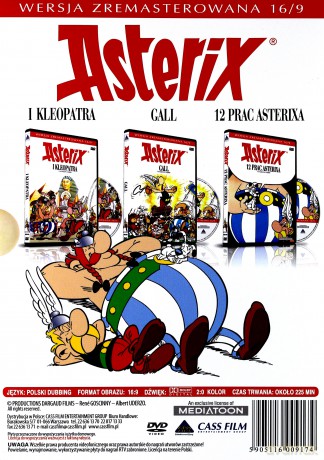 Asterix [BOX] - Gall / Asterix i Kleopatra / 12 prac Asterixa [BOX] [3DVD]