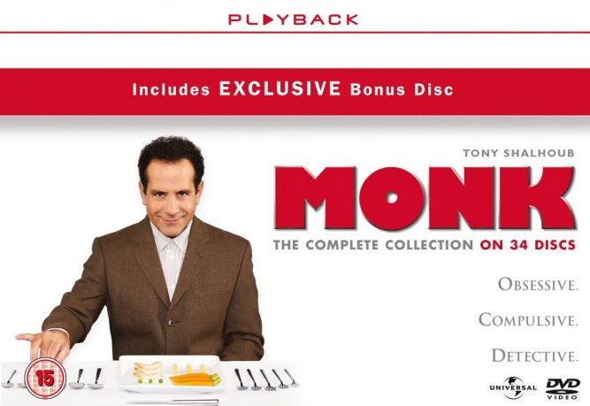 Monk Complete Series (Detektyw Monk) [34DVD]