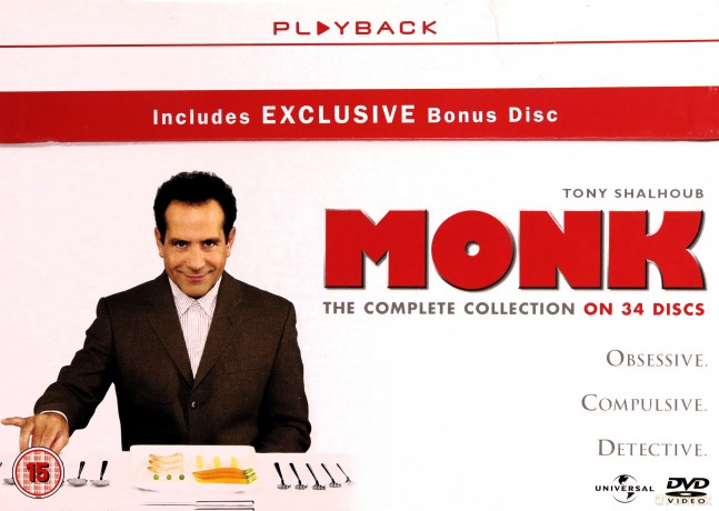 Monk Complete Series (Detektyw Monk) [34DVD]