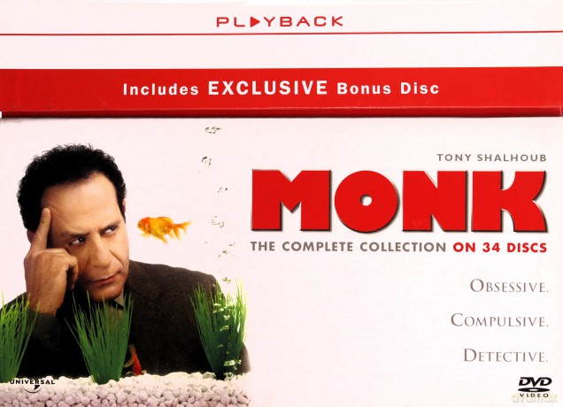 Monk Complete Series (Detektyw Monk) [34DVD]