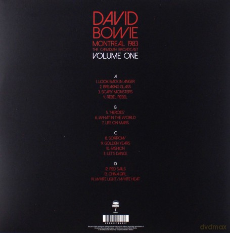 David Bowie: Montreal 1983 - Vol. 1 [2xWinyl]