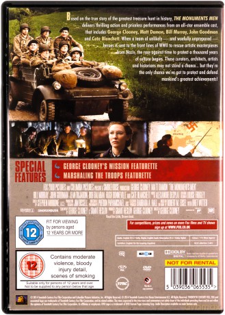 Monuments Men (Obrońcy skarbów) [DVD]