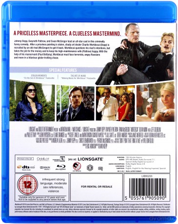 Mortdecai (Bezwstydny Mortdecai) [Blu-Ray]