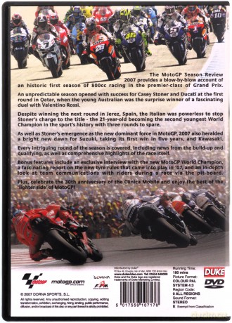 Motogp 2007 Official Review [DVD]