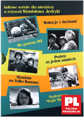 Kultowe Seriale dla Młodzieży: Do przerwy 0:1 / Podróż za jeden uśmiech / Stawiam na Tolka banana / Szaleństwo Majki Skowron / Wakacje z duchami [BOX] [5DVD]