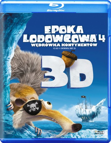 Epoka lodowcowa 4: Wędrówka kontynentów 3D [Blu-Ray 3D]