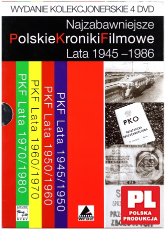 Najzabawniejsze Polskie Kroniki Filmowe Lata 1945-1986 [4DVD]