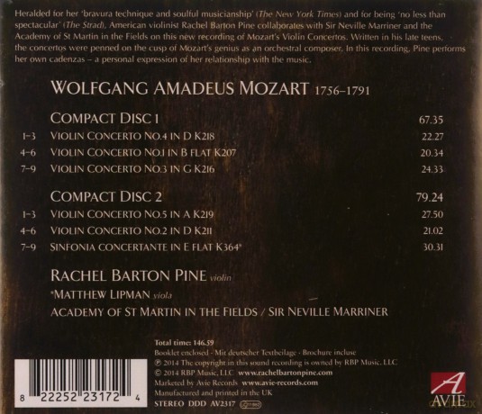 Mozart - Complete VIolin Concertos [2CD]