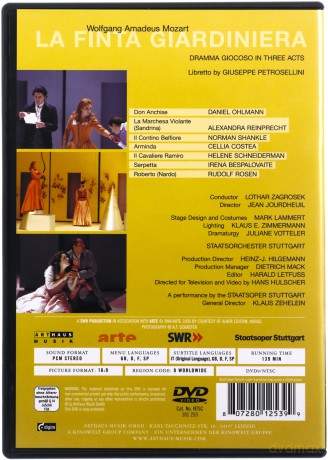 Ohlmanreinprechtzagrosek: Mozartla Finta Giardiniera [DVD]