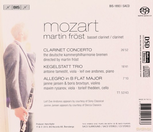 Martin Frost: Mozartmartin Frost [CD]