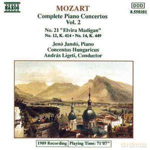 Jandoconcentus Hungaricuslig: Mozartpiano Concertos 12 14 21 [CD]