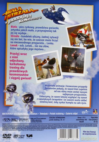 Biała i Strzała podbijają kosmos [DVD]