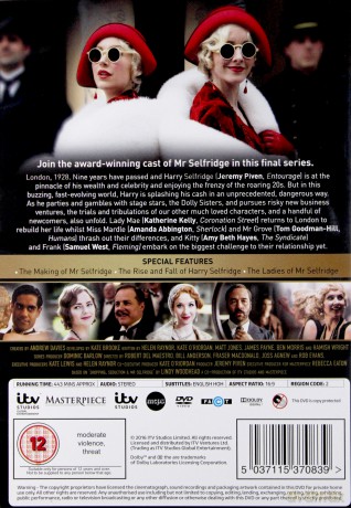 Mr Selfridge Season 4 [3DVD]