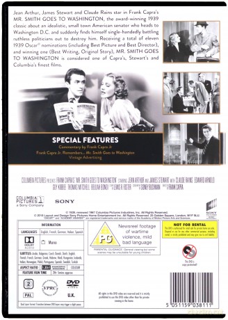 Pan Smith jedzie do Waszyngtonu [DVD]