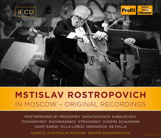 Rostropovich: Mstislav Rostropovich In Moscow: Original Recordings [4CD]