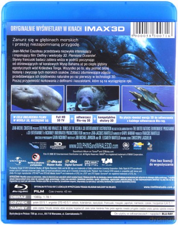 Delfiny i wieloryby. Plemiona oceanów 3D [Blu-Ray]+[Blu-Ray 3D]