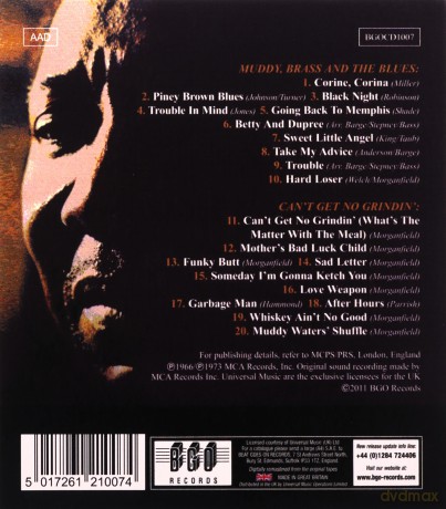 Muddy Waters: Muddy Brass & The Blues / Cant Get Enough [CD]