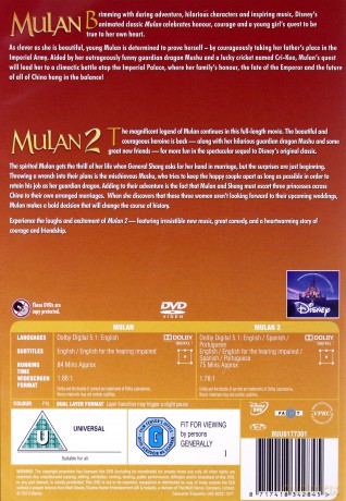 Mulan 1-2 [2DVD]