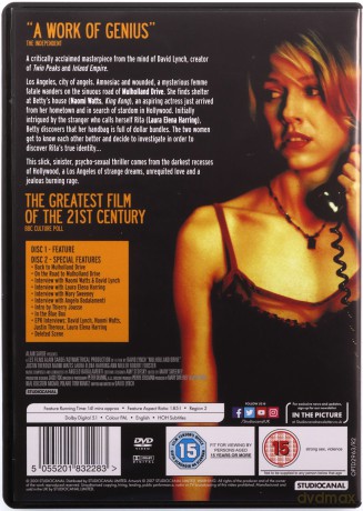 Mulholland Drive (Digitally Restored) [2DVD]