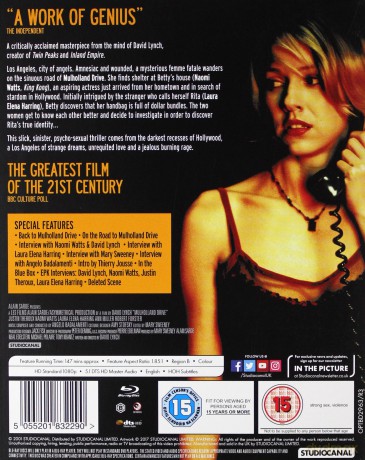 Mulholland Drive (Digitally Restored) [Blu-Ray]