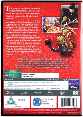 Muppets Christmas Carol (Opowieść wigilijna Muppetów) [DVD]