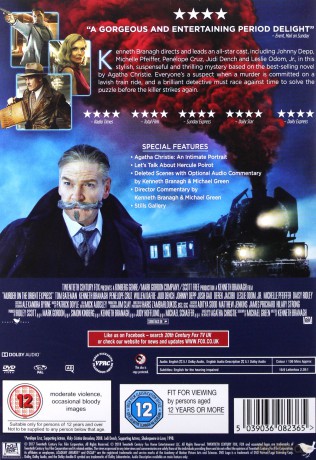 Murder On The Orient Express (Morderstwo w Orient Expressie) [DVD]
