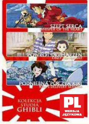 Studio Ghibli: Szept serca, Podniebna poczta Kiki, Powrót do marzeń BOX [3DVD]