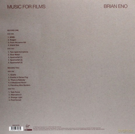 Brian Eno: Music For Films [2xWinyl]