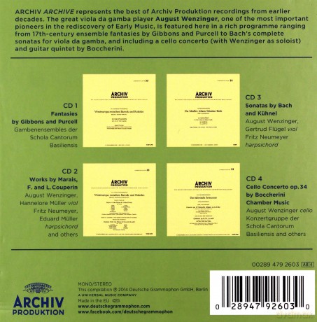Music For VIola Da Gamba [4CD]