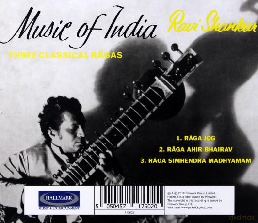 Ravi Shankar: Music Of India (Three Classical Ragas) [CD]