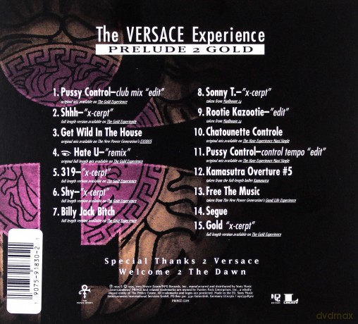 Prince: The VERSACE Experience (Prelude 2 Gold) [CD]