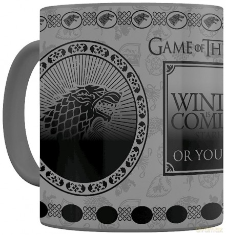 Game of Thrones Stark Ceramiczny kubek zmieniający kolor