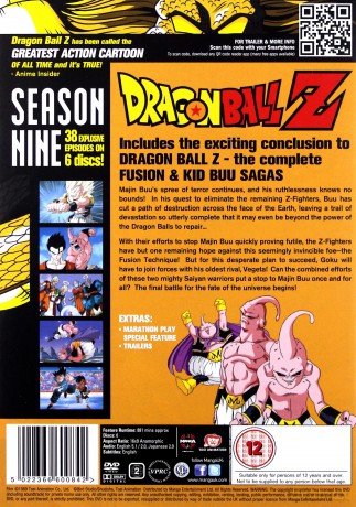 Dragon Ball Z Complete Season 9 (Episodes 254-291) [6DVD]