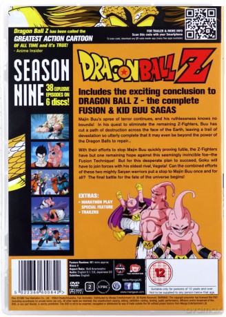 Dragon Ball Z Complete Season 9 (Episodes 254-291) [6DVD]