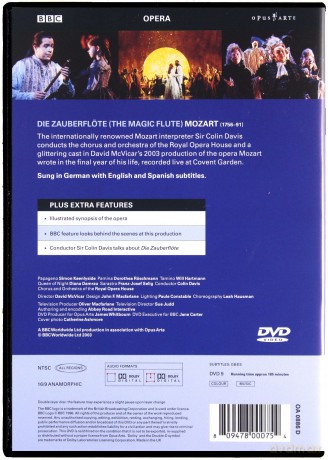 Mozart: Keenlysiderohdavis [DVD]