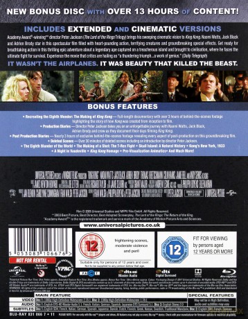 King Kong 2005 Ulitmate Edition [2xBlu-Ray]