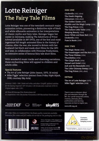 Lotte Reiniger - The Fairy Tale Films [2DVD]