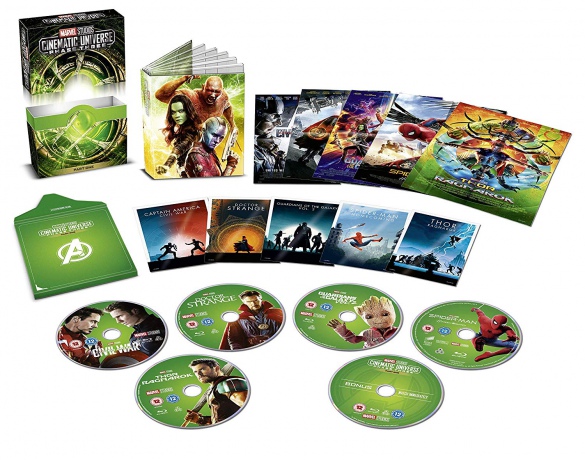 Marvel Cinematic Universe Phase 3 Part 1 Box set (Kapitan Ameryka: Wojna bohaterów / Doktor Strange / Strażnicy Galaktyki vol. 2 / Spider-Man: Homecoming / Thor: Ragnarok/) [Blu-Ray]
