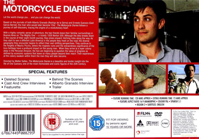 Motorcycle Diaries (Dzienniki motocyklowe) [DVD]