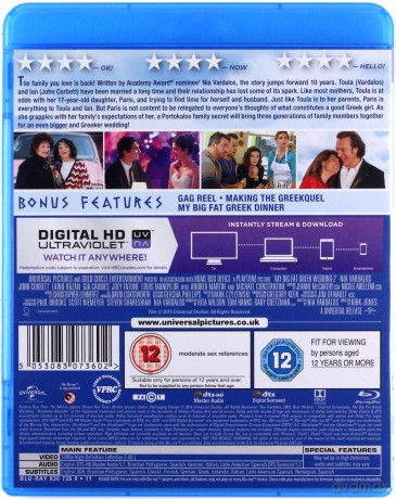 My Big Fat Greek Wedding 2 (Moje wielkie greckie wesele 2) [Blu-Ray]