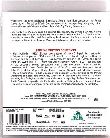 My Darling Clemantine (Miasto bezprawia) [Blu-Ray]