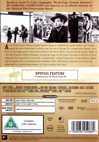 My Darling Clementine (Miasto bezprawia) [DVD]