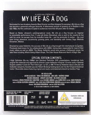 My Life As A Dog (Moje pieskie życie) [Blu-Ray]+[DVD]