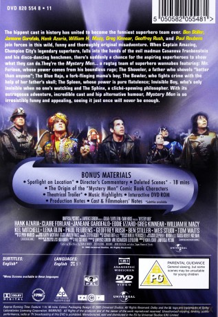 Mystery Men (Superbohaterowie) [DVD]