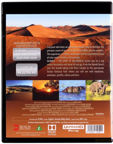 Namibia - The Spirit Of Wilderness [Blu-Ray 4K]