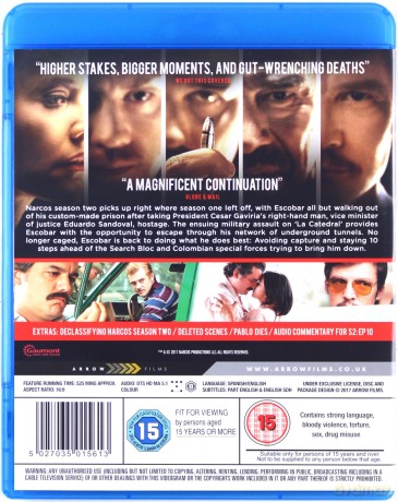 Narcos Season 2 [3xBlu-Ray]